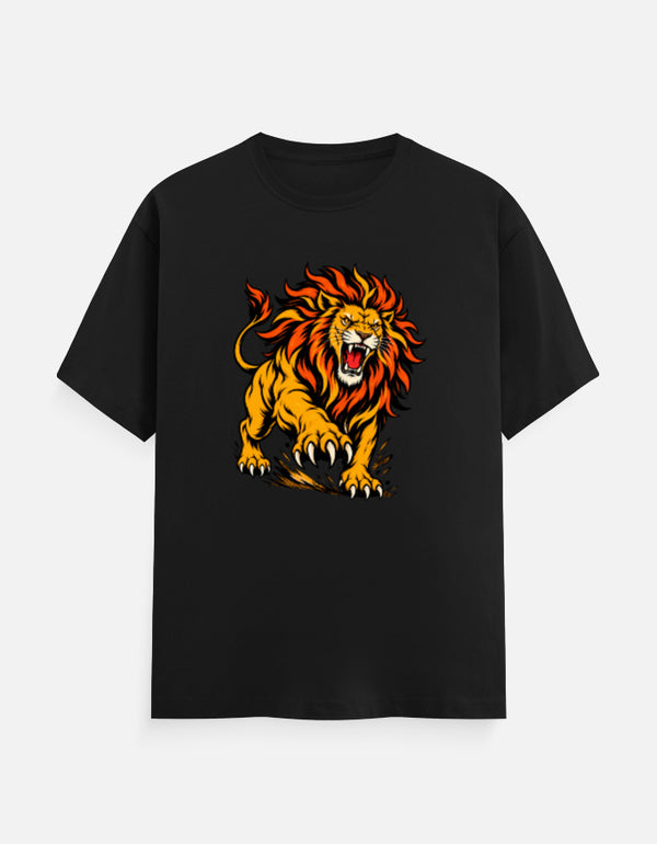 Durga's Bahana Lion - দুর্গার সিংহ বাহন - Unisex Classic Crew T-Shirt